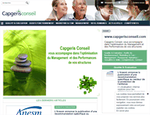 Tablet Screenshot of capgerisconseil.com